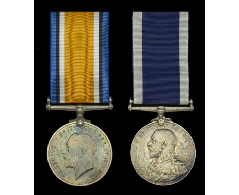 Pair: Chief Petty Officer W. Gilbert, Royal Navy  British War Medal 1914-20 (182560 W. Gilbert. Act. C.P.O. R.N.); Royal Navy