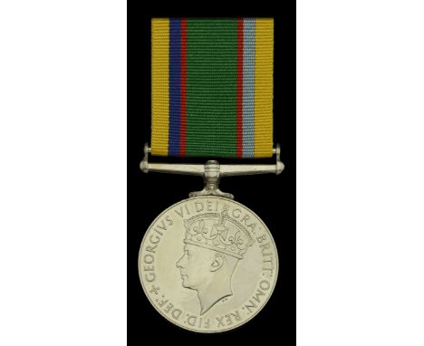 Cadet Forces Medal, G.VI.R. (A/Major. D. Rowan.) nearly extremely fine £70-£90  ---  Sold with an Army Cadet Force lapel badg