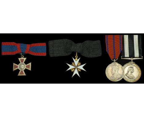 A fine Great War A.R.R.C., Dame of Justice of the Order of St. John of Jerusalem group of four awarded to Lady Superintendent