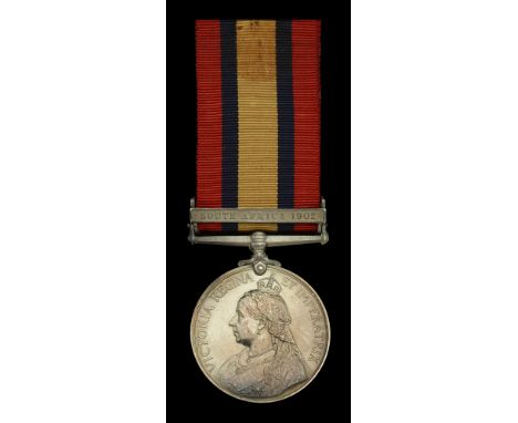 Queen’s South Africa 1899-1902, 1 clasp, South Africa 1902 (1899 Pte. K. S. Ross. Aust: Com: H.) nearly extremely fine, scarc