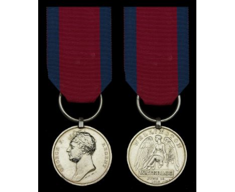 Waterloo 1815 (Richard Hornsby, Royal Artillery Drivers.) fitted with original steel clip and ring suspension, minor edge bru