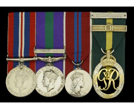 Four: Captain L. C. Saville, Royal West African Frontier Force and Gold Coast Defence Force  War Medal 1939-45; General Servi