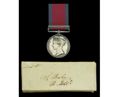 Military General Service 1793-1814, 1 clasp, Martinique (S. Bailey, R. Arty) in original named card box of issue, cleaned, go