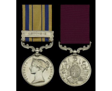 Pair: Captain W. E. Warren, Essex Artillery Volunteers, late Royal Artillery  South Africa 1877-79, 1 clasp, 1877-8-9 (644. S