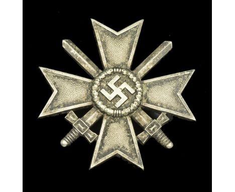 Germany, Third Reich, War Service Cross, First Class, with Swords, silver, maker’s mark ‘L/10’ to the rear of the wide taperi