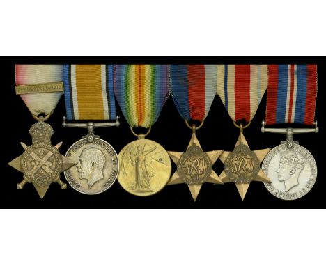 Six: Private R. Heseltine, Army Service Corps  1914 Star, with later slide clasp (CMT-2569 Pte. R. Heseltine. A.S.C.); Britis