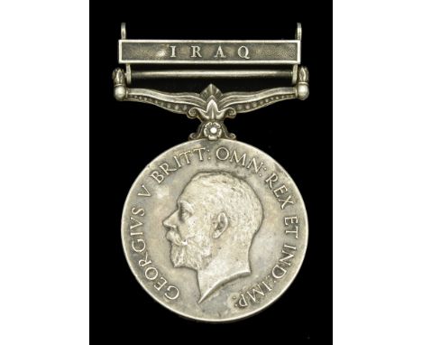 General Service 1918-62, 1 clasp, Iraq (Lieut. J. M. H. Houghton.) nearly very fine  £60-£80  ---  J. M. H. Houghton served w