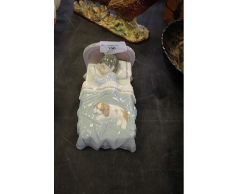 Lladro porcelain figure - sleeping child