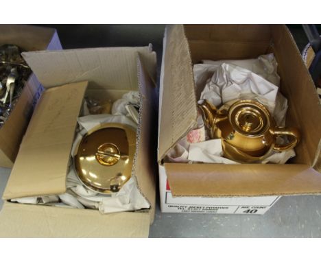 Royal Worcester gilt dinner service