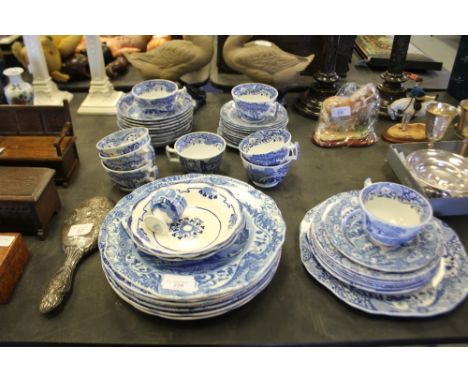 Quantity of Spode Italian blue and white wares etc