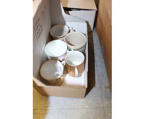 2 children’s mugs and 3 small souvenir mugs and 3 pieces of Radford