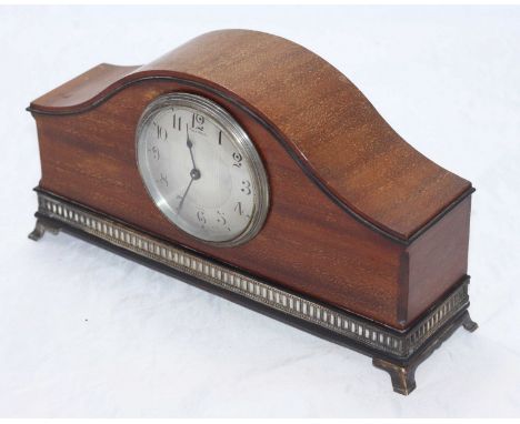 An Edwardian mantel clock by 'A.& J. Bell of Leeds', in working order