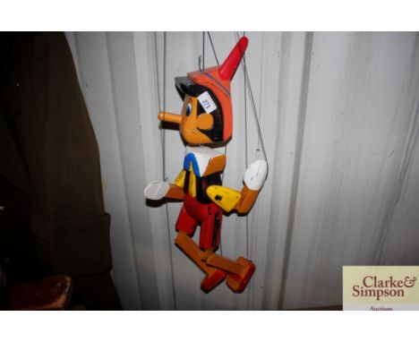 A Pinocchio puppet 