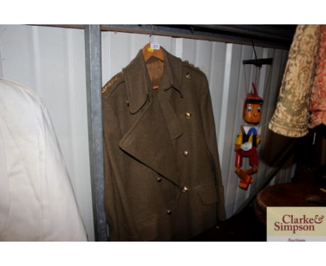 An army officer trench coat 