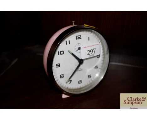 A retro alarm clock