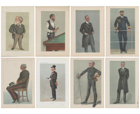 8 collection of Vanity Fair prints. Titled The Champion of 1885. Subject John Roberts Jnr. Dated 25/5/1905. Titled At Rennes.