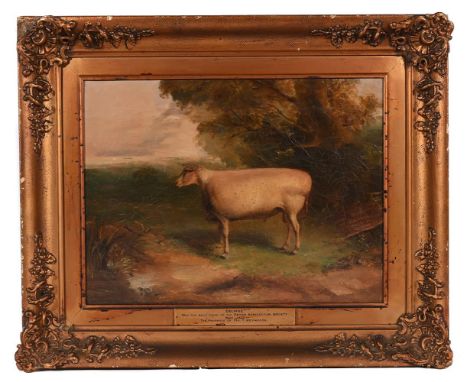 ENGLISH PROVINCIAL SCHOOL (19TH CENTURY) ECLIPSE, PRIZEWINNER AT THE DEVON AGRICULTURAL SOCIETY, MAY 1832 Oil on canvas 32 x 