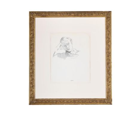 λ  CECIL BEATON (BRITISH 1904-1980) PORTAIT OF A GENTLEMAN Pencil Stamped Cecil Beaton/From Miss E. Hose (lower centre) 34 x 