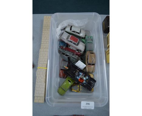 Dinky Cars and Tyres, Corgi Pavement, and a Batmobile 