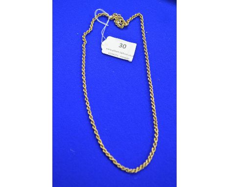 9k Gold Neck Chain ~4g 