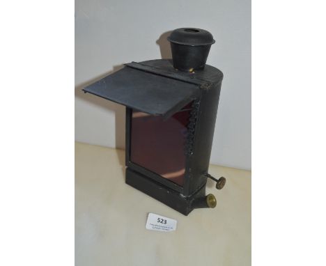 Victorian Darkroom Oil Lamp 