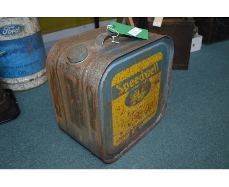Vintage Speedwell Lubricants Oil Can - 25L