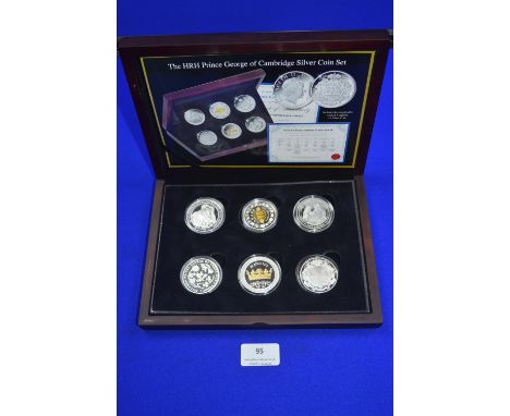 HRH Prince George Silver Coin Set 2013 