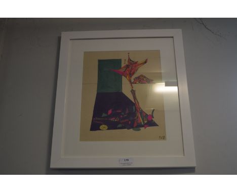 Framed Michael Winters 1968 Pen &amp; Ink Sketch 