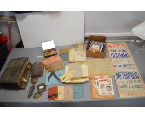 Vintage Ephemera, Collectibles, Distressed Victorian Bible, and Stamps, etc.  