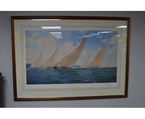 Yacht Racing Print "Britannia 1933" by Steven Dews 