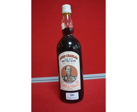Moore's &amp; Robson's of Hull Lord Charles Vintage Fine Old Vatted Rum 