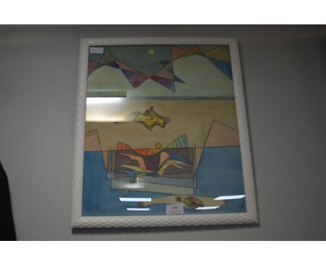 Framed Michael Winters 1969 Pen &amp; Ink Sketch 