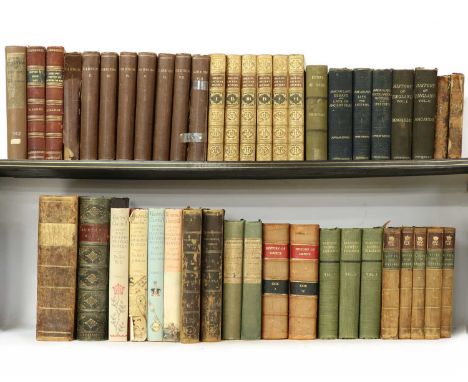 BINDING: Quantity including: Rollin’s Ancient History of the Egyptians… in 6 volumes. T. Tegg, 1835, Full calf by Riviere; Mr