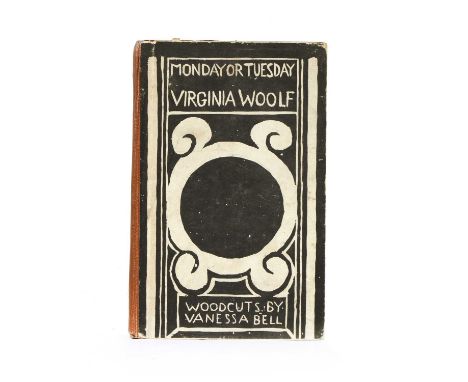 Woolf, Virginia: Monday or Tuesday. Leonard &amp; Vriginia Woolf at the Hogarth Press, Richmond, 1921. First edition, first p