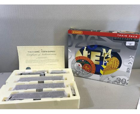 Hornby OO guage scale model, 'The Thames-Forth Express' train pack, complete in original box, in mint condition 