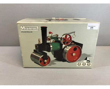 Mamod steam roller, complete with original box 