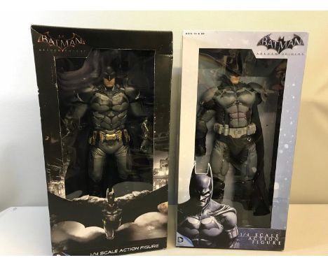 NECA Batman Arkham Knight & Origins "Batman" quarter scale figures. Origins batmans arm is broken. 