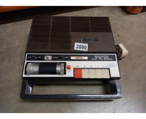 A retro Crown radio/cassette player Collect Only 