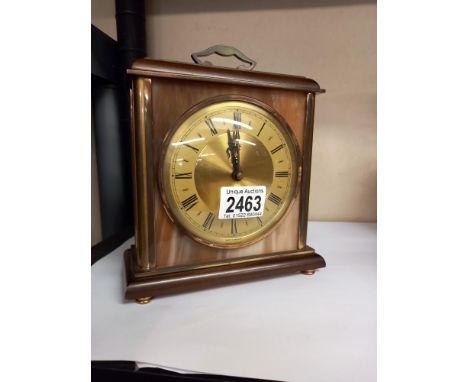 A vintage metamec mantle clock