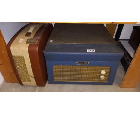 A Vintage Dansette record player &amp; Fidelity Argyll Minor reel to reel tape player COLLECT ONLY