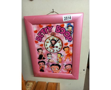 A Betty Boop clock COLLECT ONLY