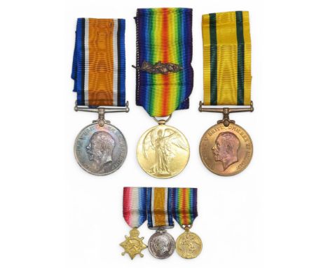 A WW1 MEDAL GROUP OF THREE Awarded to Captain R.F. Gerrard, Royal Army Medical Corps, comprising Territorial Force War Medal,