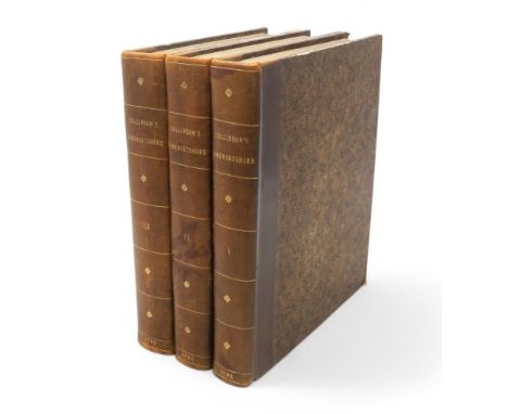 COLLINSON (Rev. JOHN) THE HISTORY AND ANTIQUITIES OF THE COUNTY OF SOMERSET Collected from Authentick Records, and an Actual 