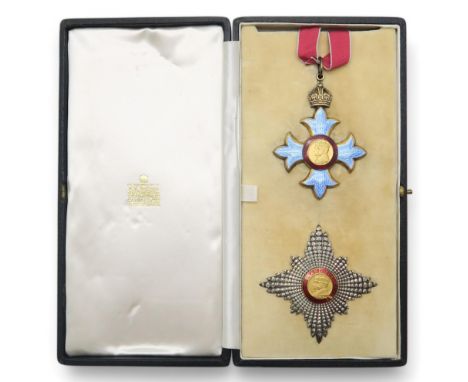 THE MOST EXCELLENT ORDER OF THE BRITISH EMPIRE, K.B.E. - A KNIGHT COMMANDER'S SET OF INSIGNIA 2nd type, by Garrard &amp; Co.,