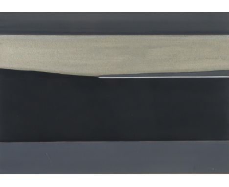 † BET LOW ARSA RSW RGI (SCOTTISH 1924-2007) NARROW CHANNEL Mixed media, signed lower right, 25 x 35.5cm (9.75 x 14") Provenan