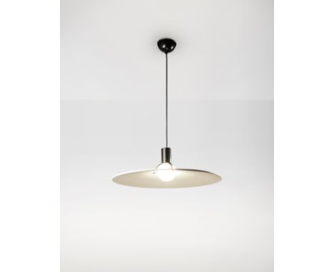 Gino SarfattiCeiling light, model no. 2133, designed 1972Painted aluminium, painted steel. 69 cm diameter, variable drop Manu