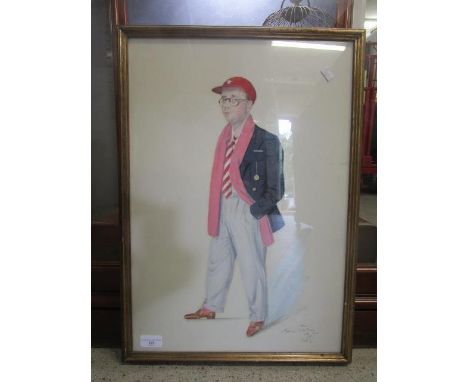 Alan Stern - Hugh Stewart Esq MA - watercolour, signed and dated 1959, portrait 20 5/8" x 14 2/8", framed, glazed and artist 