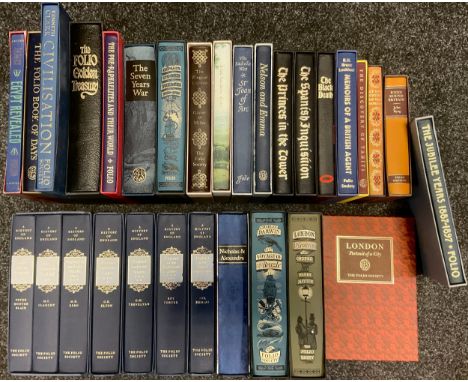 Books -  A History of England, from Saxon England to the Eighteenth Century , 7 vols;  The Voyages of HMS Beagle, Charles Dar
