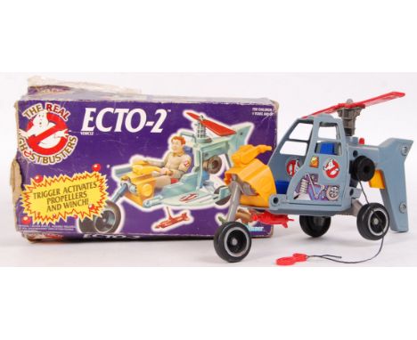 An original vintage Kenner made 1980's The Real Ghostbusters action figure playset vehicle ' Ecto 2 ' appears complete, with 