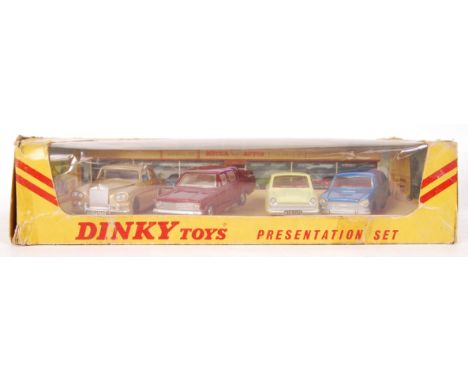 A rare original vintage Dinky Toys diecast model Presentation Set No. 126 ' Motor Show Set .' Comprising of models; No.127 Ro